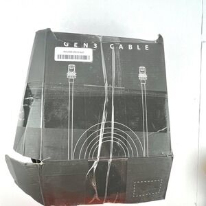 LUCMO Gen3 Cable‎ Ethernet Network Cord Outdoor Indoor 100ft CAT5E RJ45 Grey